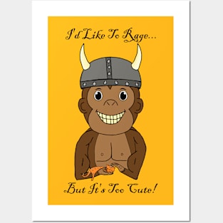 Too Cute to Rage Posters and Art